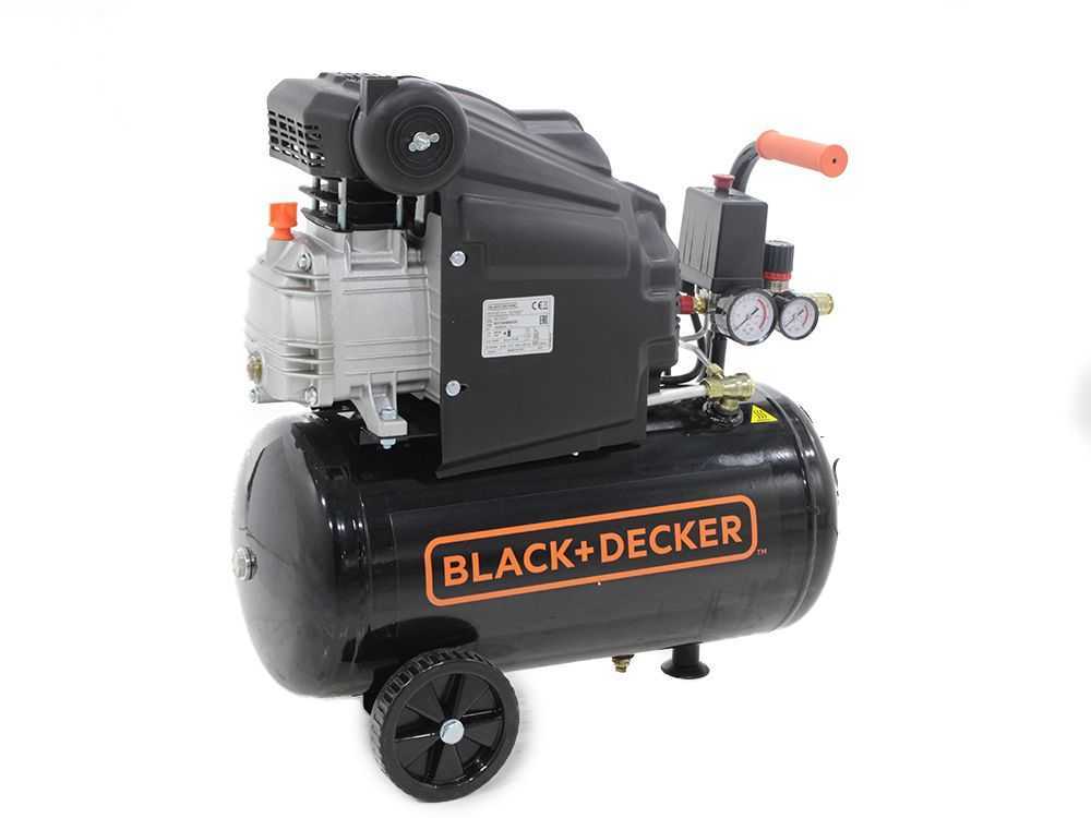 Buy BLACK+DECKER Air Compressor With 24L Tank + 6 pcs Air Tools Kit -  BD205/24 + KIT-6 Online - Shop Automotive on Carrefour UAE