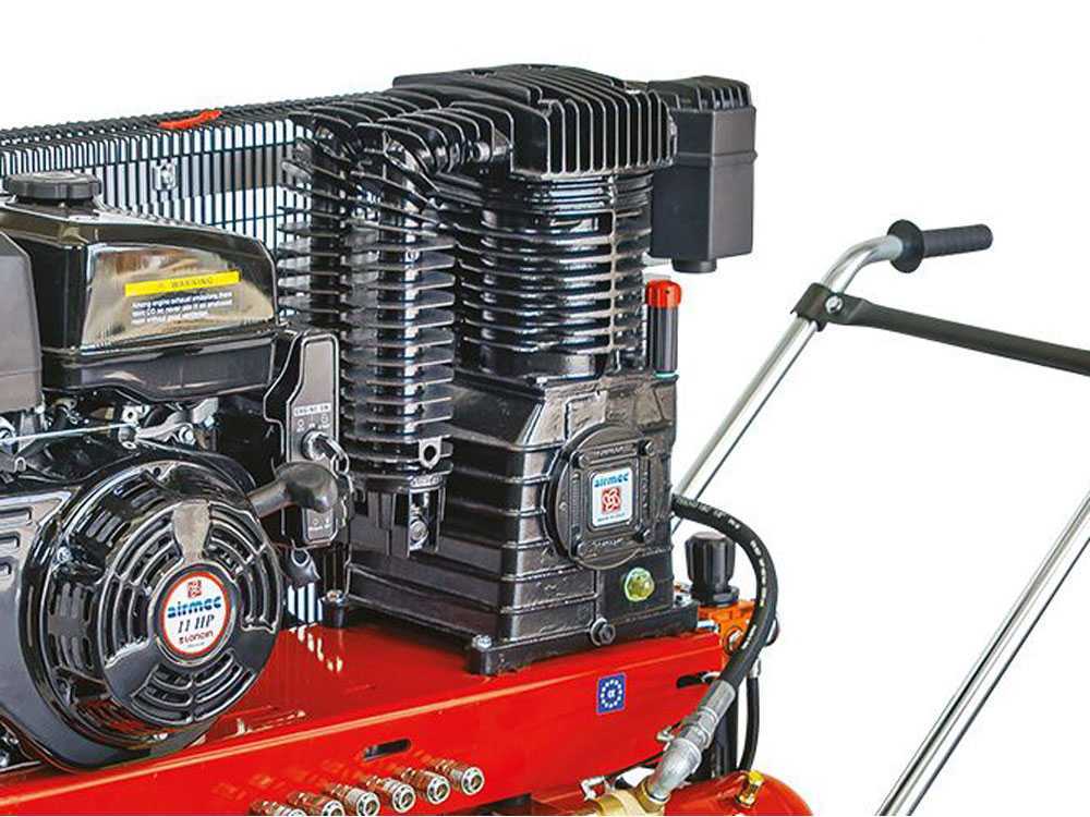Airmec TTS 34110-900 Petrol Engine-driven Air Compressor Loncin