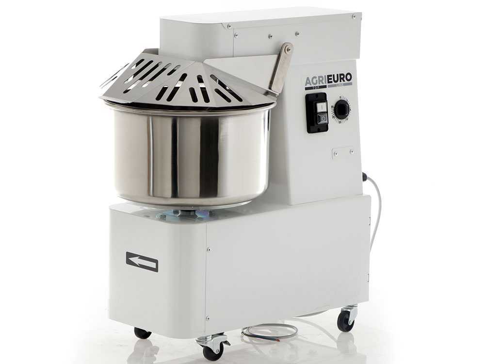 Pizza Group PM60 - 60 Kg 132 Lb Dough Capacity Automatic Spiral Mixers with  Fixed Bowl