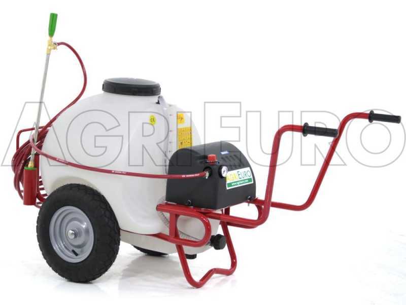 60L Tank Gasoline Engine Powered Pump Sprayer with Wheels and Hose