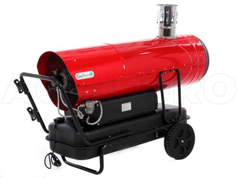 GeoTech IDH 8000 Indirect Diesel Hot Air Generator - Provided with trolley kit