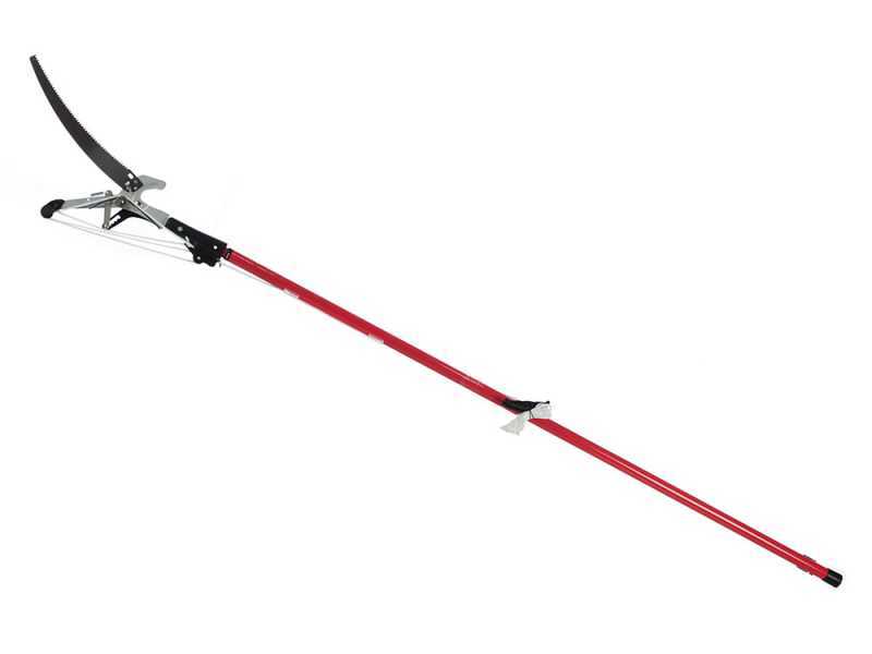 Ausonia Telescopic Pole Saw with Ratchet Cut + Pruning Saw on 170-310 cm telescopic pole