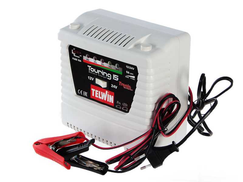 Telwin Touring best AgriEuro 15 deal Charger , on Car Battery