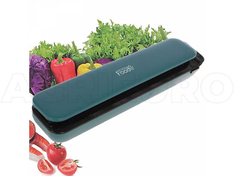 Royal Food VS30E Extra Slim GREEN Automatic Vacuum Sealer - Very Compact  and Practical