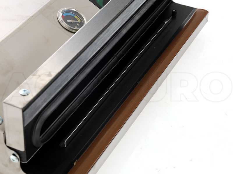 MINI Euro 360 INOX Stainless Steel Vacuum Sealer + Vacuum Gauge