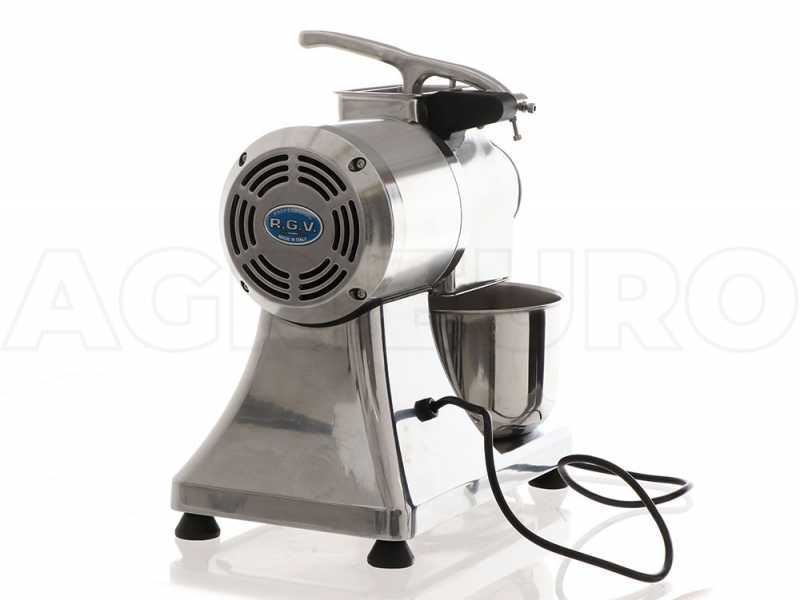 Heavy-duty R.G.V. MAXI VIP 12 G/S Electric Cheese Grater - Stainless Steel  Heavy-duty Drum - 1100W