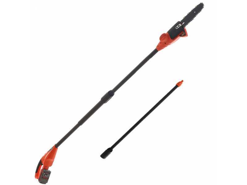 Black Decker GPC1820L20 QW 18V Battery powered Pruner on Extension Pole 2 Ah Battery