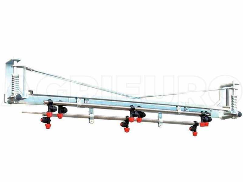 galvanised mechanical weed control bar 4.5 m 9 jets membrane