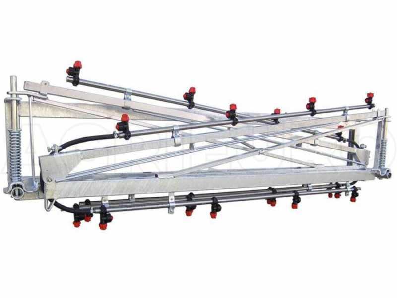 galvanised mechanical weed control bar 12 m, 24 membrane jets