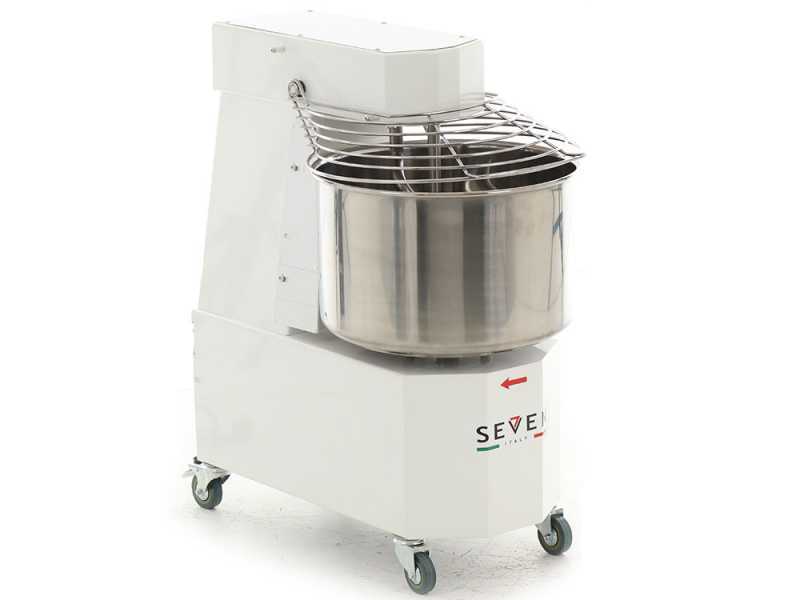 Pizza Group PM60 - 60 Kg 132 Lb Dough Capacity Automatic Spiral Mixers with  Fixed Bowl