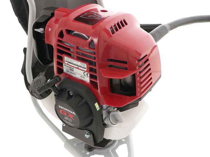 Honda GX 50 ZP - 4-stroke gasoline backpack brush cutter - Blue Bird rod