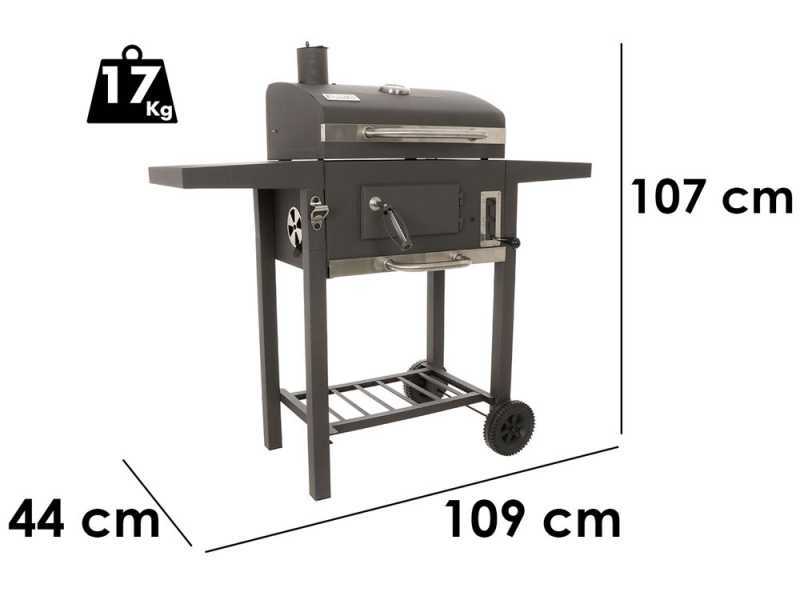 CB1450 Small Charcoal Barbecue with Steel Grid - Small-size - 1400 cm&sup2; Cooking Surface