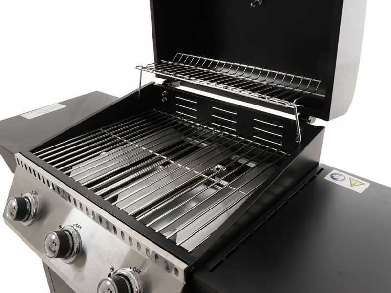 Royal Food GB 2120-B3 Gas Grill with Stainless Steel Grid - 50x40 Cooking Surface