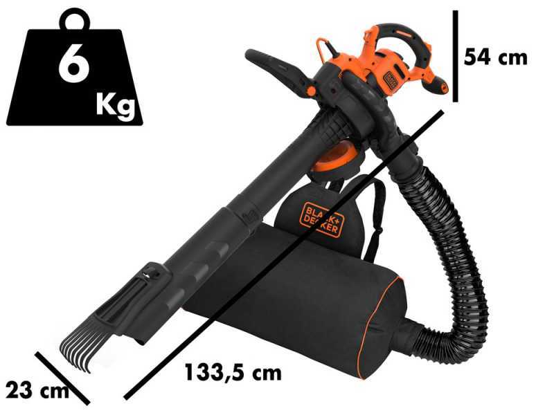 Black&Decker 2600 W Leaf Blower - Garden Vacuum - Shredder , best deal on  AgriEuro