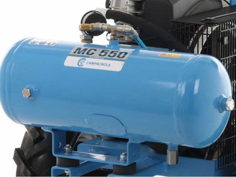 Campagnola MC 550 Self-propelled Petrol Engine-driven Air Compressor with Honda GX200 Engine