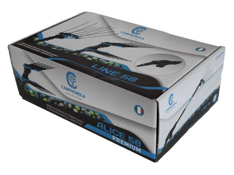 Campagnola Icarus 58V NEW Electric Battery-powered Olive Harvester - 200 cm Fixed Carbon Pole