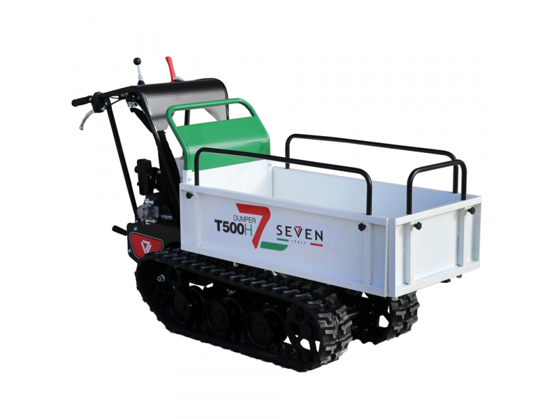 Seven Italy T500H GX E Tracked Power Barrow Extendable dumper truck Load capacity 500 Kg