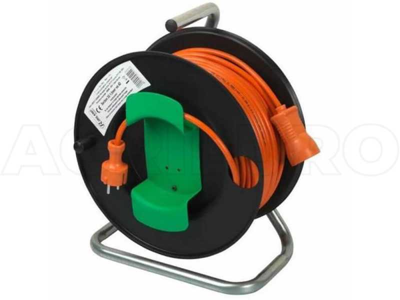 25 m Electric Cable Reel Holder for Gardening Equipment (with Cable)