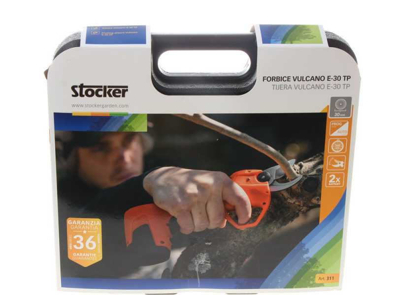 Stocker Vulcano E30-TP Battery-powered Pruning Shears , best deal on  AgriEuro