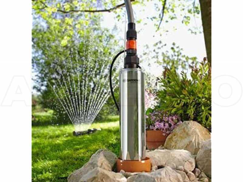Gardena 6000/5 Inox Automatic Deep Well Pump - For clear water - integrated float switch