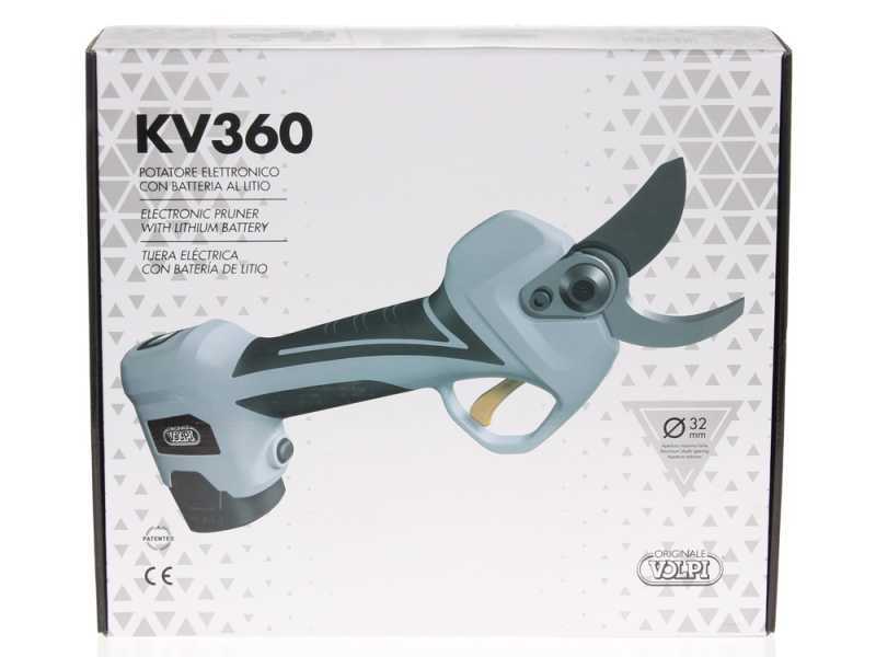 Volpi Kamikaze KV360 - Electric pruning shear - 3x 14.4V 2.5Ah