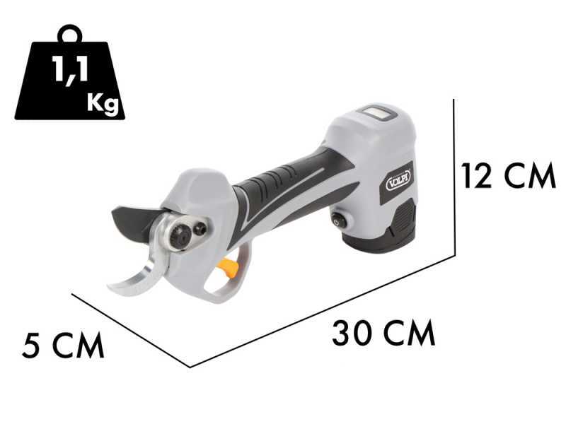 Volpi Kamikaze KV360 - Electric pruning shear - 3x 14.4V 2.5Ah