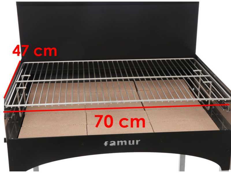 Famur BK 8 ECO Charcoal and Wood-fired Barbecue