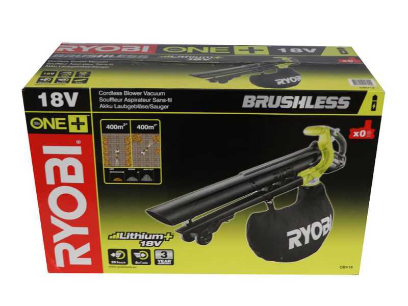 RYOBI OBV18 Cordless Blower - Vacuum - Shredder - WITHOUT BATTERY AND BATTERY CHARGER