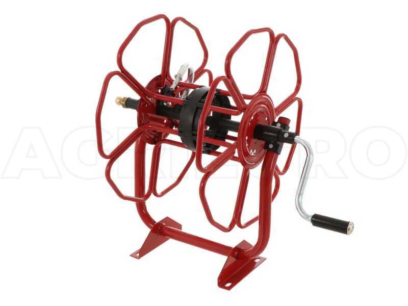 Rounded Hose Reel with Cart - 40 bar , best deal on AgriEuro