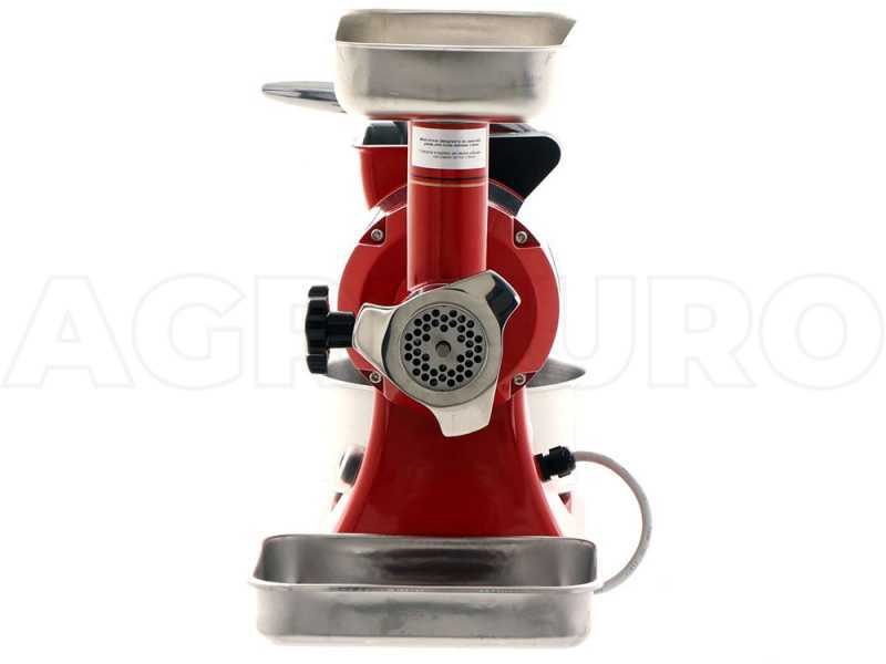 FAMA TG12 RETR&Ograve; Electric Meat Mincer - with Integrated Grater - Grinding Unit in Stainless Steel - Three-phase - 1.0HP/400V