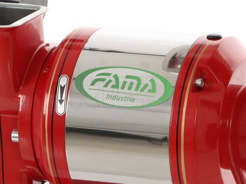 FAMA TG12 RETR&Ograve; Electric Meat Mincer - with Integrated Grater - Grinding Unit in Stainless Steel - Three-phase - 1.0HP/400V