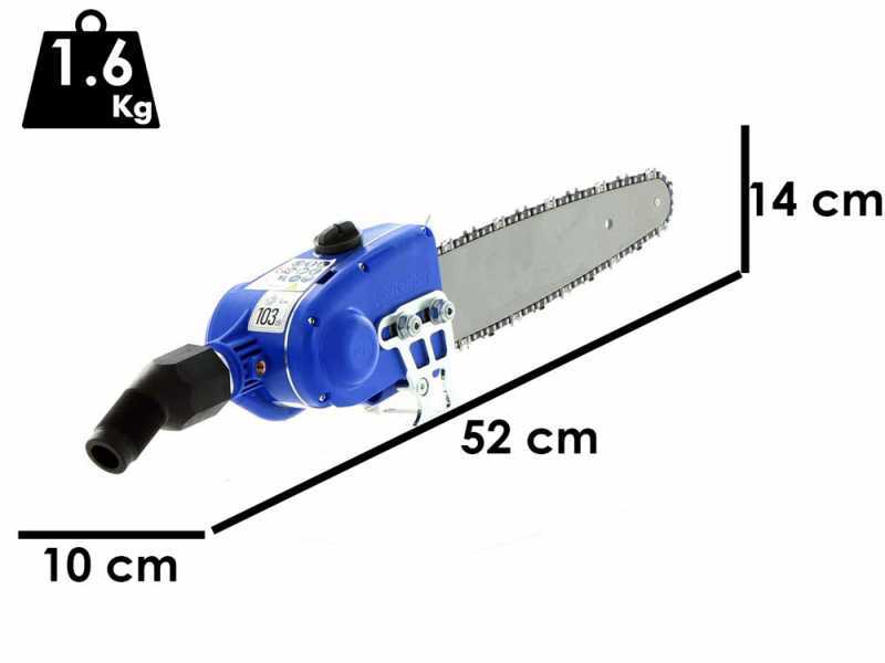 Paterlini Jack 10'' 1/4 carving Pneumatic Chain Pruner - 1/4 - on Extension Pole
