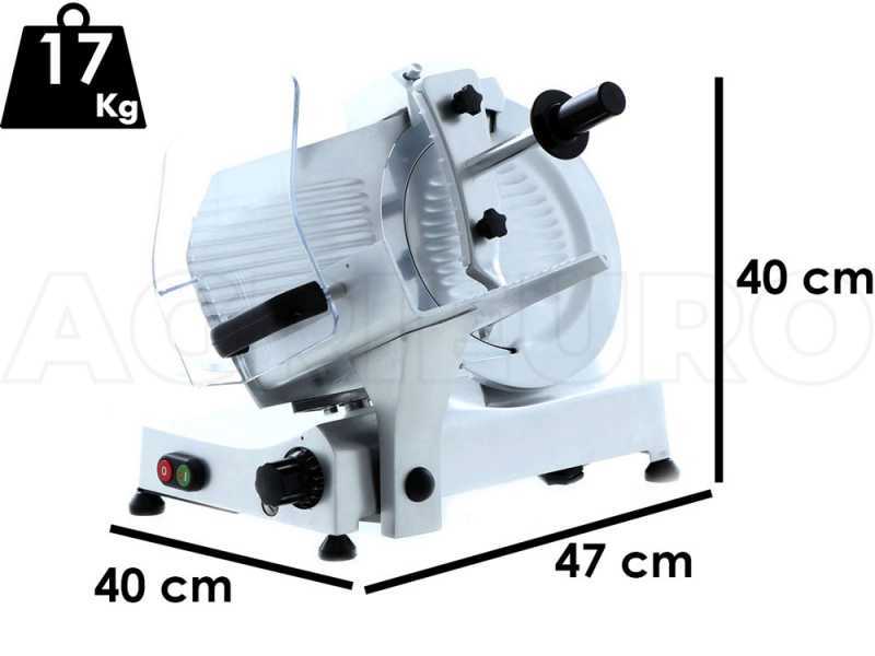 FAC F 275 E - Meat Slicer with 275 mm Blade - Fixed Sharpener