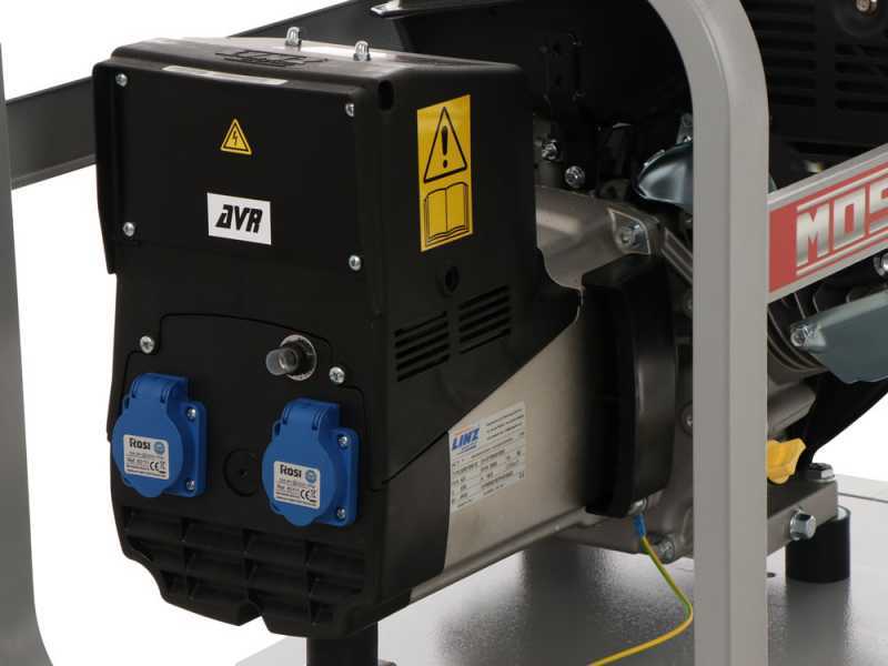 MOSA GE 5000 KBM AVR - Petrol power generator with AVR 4.4 kW - DC 3.6 kW Single-phase