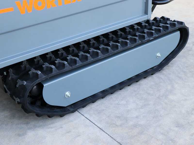 Wortex SFH 500 Tracked Power Barrow - Extendable Barrow with 500 Kg load capacity