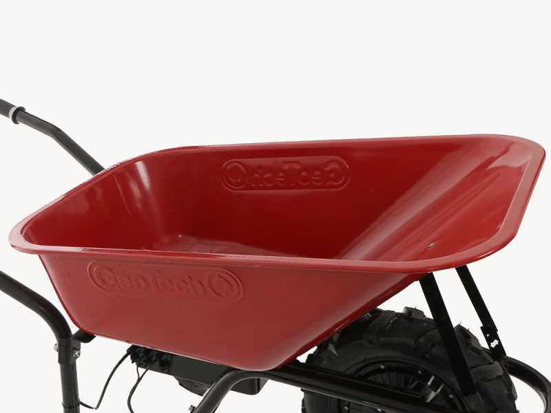 GeoTech CAR 150A Electric Wheelbarrow with Traktor wheels - 24 V/12Ah battery