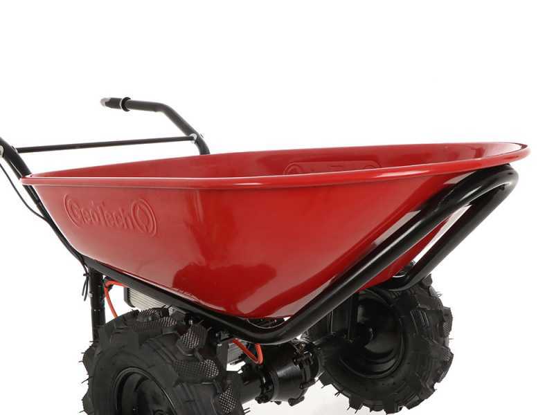 Geotech CAR 260T-100 Electric Wheelbarrow with traktor wheels - 40 V 6Ah Battery