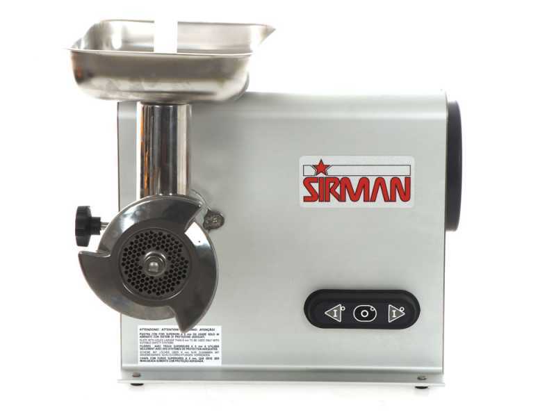 Sirman TC 22 Dakota FX Electric Meat Mincer - Removable Grinding Unit and Machine Body in Aluminium and Stainless Steel - Three-phase - 1100 Watt