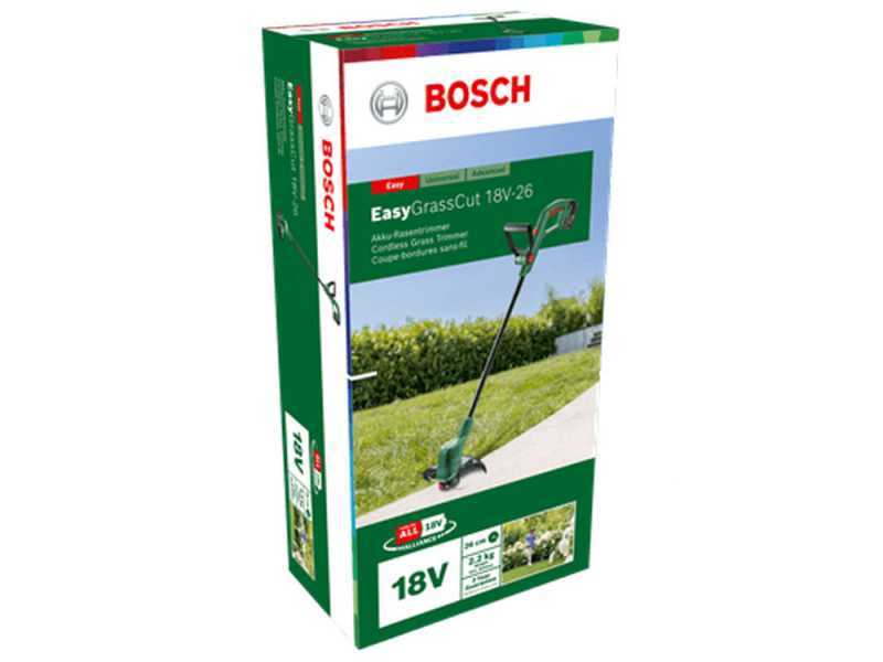 Bosch EasyGrassCut 18V/26 -  Battery-powered Edge Trimmer - 18V 2.5Ah