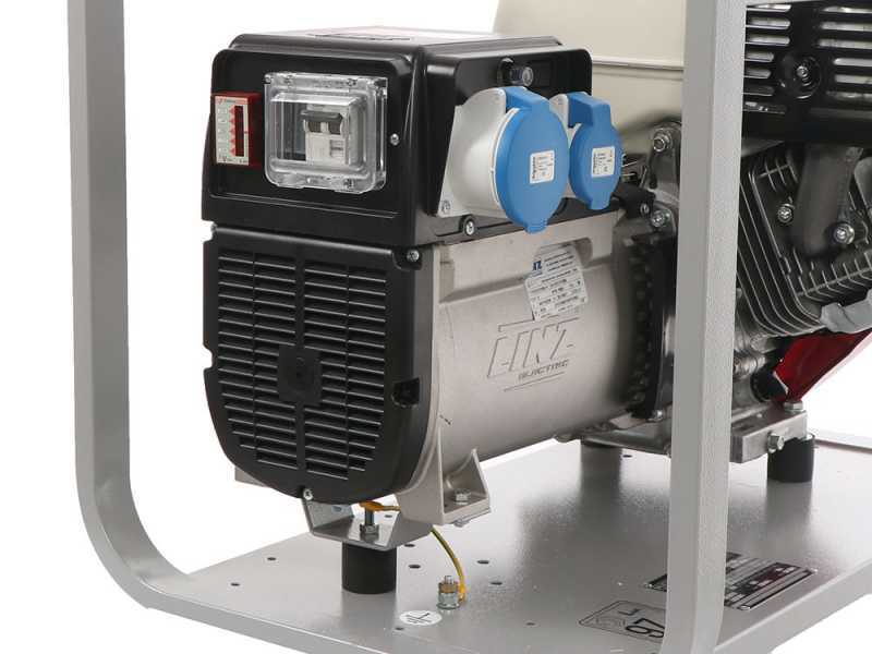MOSA GE 7000 HBM - Petrol power generator 6 kW - DC 5 kW single phase