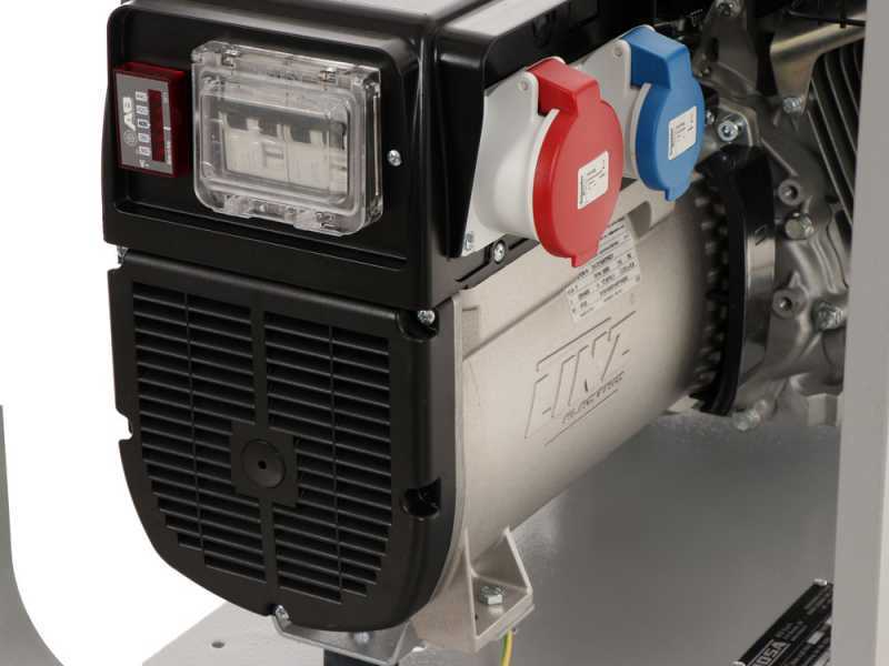 MOSA GE 8000 HBT - 6.4 KW three-phase power generator - Italian alternator