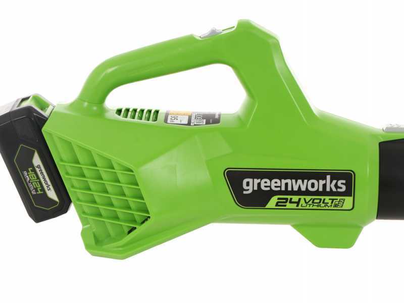 Greenworks G24ABO Axial Battery-powered Leaf Blower 24 V - with 4Ah battery