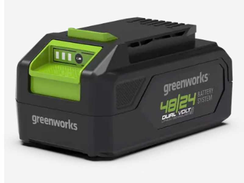 Greenworks GD48BV 48 V Battery-powered Leaf Blower - Garden Vacuum - with 4Ah battery