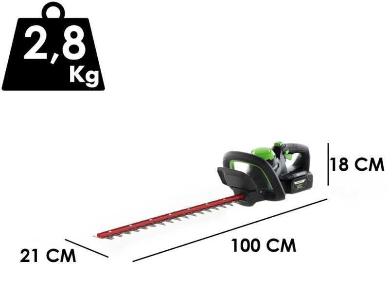 Greenworks G48HT 48 V Battery-powered Hedge Trimmer - 61 cm Blade - 2Ah  Battery