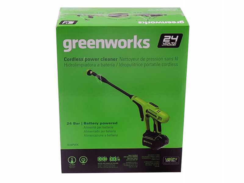 Greenworks G24PWX Cordless Pressure Washer Gun - 24V - 4Ah