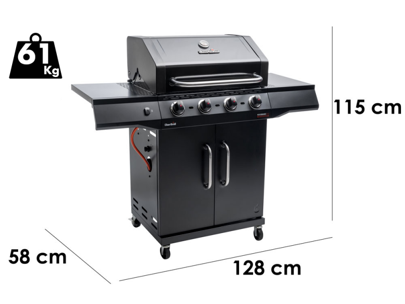 Char-Broil Performance Core B4 Gas Grill - 74x44,5 cm Cooking Surface