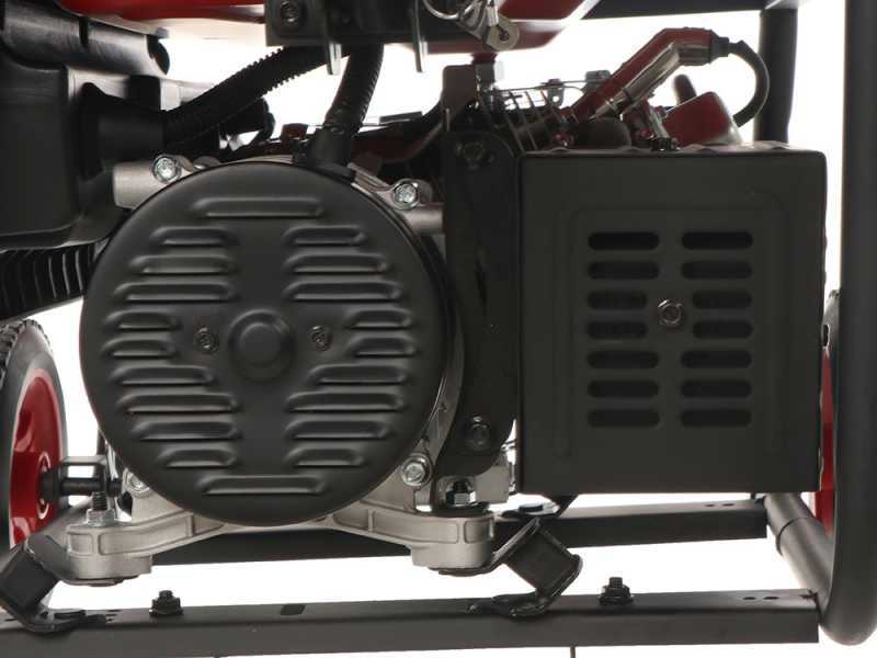 Mosa GE 3900 - 3.3 kW Wheeled Petrol Power Generator - DC 3 kW Single Phase
