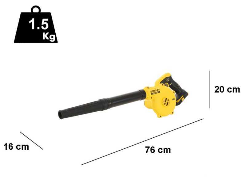 STANLEY SFMCBL01B-XJ 18V Blower (without battery and charger)