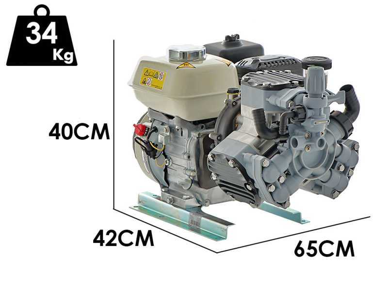 Comet MTP P40/20 SC 4-stroke engine Petrol Sprayer Pump - Honda GP 160 Engine - for Acid Solutions and Chemical Products