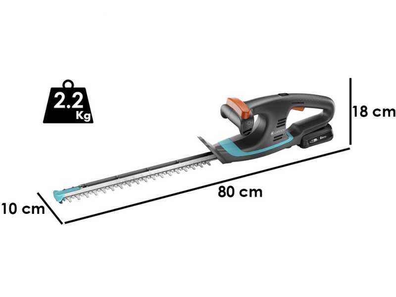 Gardena EasyCut 40/18V P4A solo Battery-Powered Hedge Trimmer - BATTERY AND BATTERY CHARGER NOT INCLUDED